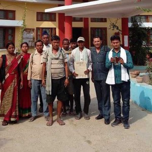 Victims at Bardiya District Administration Office after filing their application